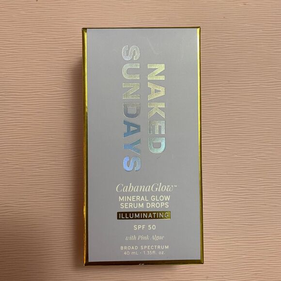 Naked Sundays CabanaGlow SPF 50 Glow Serum Drops Trio Bronze Illuminating Pearl - Picture 9 of 14